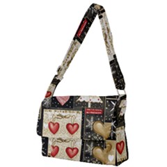 Christmas Reindeer Full Print Messenger Bag (l) by Posterlux