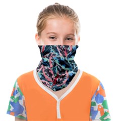 Leaves Pattern Patterns Colorful Face Covering Bandana (kids) by Posterlux