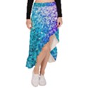 Rainbow Colors Colorful Pattern Asymmetrical Ruffle Hem Skirt  View1