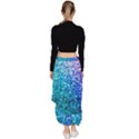 Rainbow Colors Colorful Pattern Asymmetrical Ruffle Hem Skirt  View4