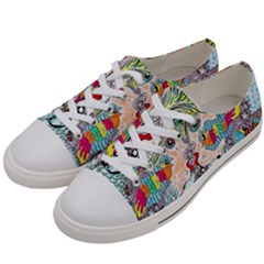 Supersonicangeldream Women s Low Top Canvas Sneakers by chellerayartisans