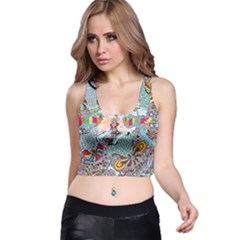 Supersonicangeldream Racer Back Crop Top by chellerayartisans