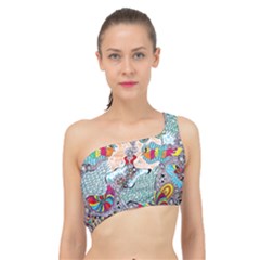 Supersonicangeldream Spliced Up Bikini Top  by chellerayartisans