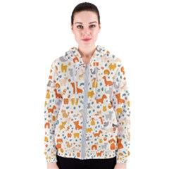Pet Animal 04 Women s Zipper Hoodie by myclothy