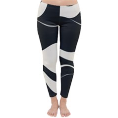 A Minimalist Pattern With Simple Lines And Shapes, Creating A Clean And Modern Aesthetic 06 Classic Winter Leggings by myclothy