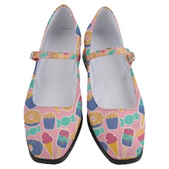 Ice Cream Donut Sweets Candie Women s Mary Jane Shoes by Apenda