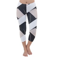 A Minimalist Pattern With Simple Lines And Shapes, Creating A Clean And Modern Aesthetic 07 Capri Winter Leggings  by myclothy