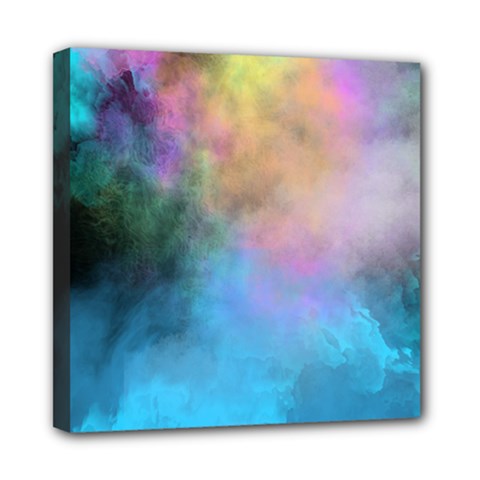 Smokescreen Mini Canvas 8  X 8  (stretched) by pollyparadiseartshop