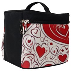 Be My Valentine Make Up Travel Bag (big) by pollyparadiseartshop