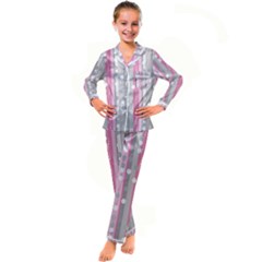 Candy Kids  Satin Long Sleeve Pajamas Set by pollyparadiseartshop