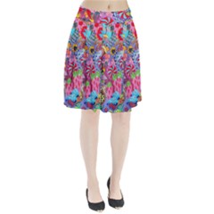 Cabbage Flower Abstract Pleated Skirt by okhismakingart