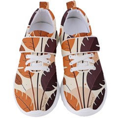 Leaves Boho Monster Nature Women s Velcro Strap Shoes by Salmanaz77