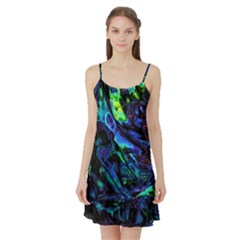 Sci-fi Scenester Satin Night Slip by MRNStudios
