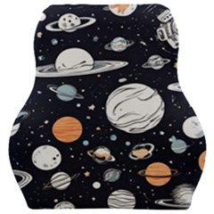 Space Galaxy Universe Stars Sky Car Seat Velour Cushion  by Paksenen