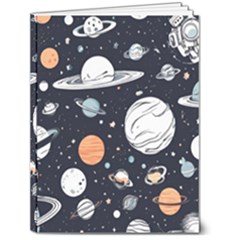 Space Galaxy Universe Stars Sky 6  X 8  Hardcover Notebook by Paksenen