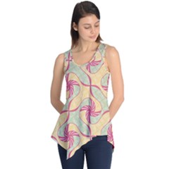 Abstract Pattern Design Scrapbooking Sleeveless Tunic by Paksenen