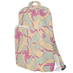 Abstract Pattern Design Scrapbooking Double Compartment Backpack by Paksenen