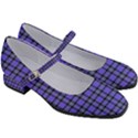 Blue Tartan Plaid 1 Women s Mary Jane Shoes View3