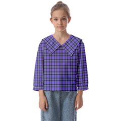 Blue Tartan Plaid 1 Kids  Sailor Shirt by dressshop