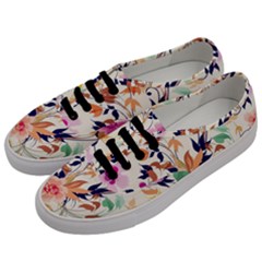 Abstract Floral Background Men s Classic Low Top Sneakers by kyorashop23