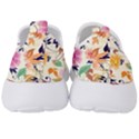 Abstract Floral Background Men s Slip On Sneakers View4