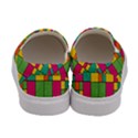 Abstract-background Women s Canvas Slip Ons View4