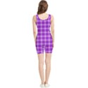 Purple Plaid Tartan 3 Women s Wrestling Singlet View2