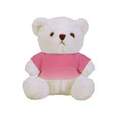 Cream Yellow To Crimson Red Bilinear Gradient Full Print Tee For Cuddly Teddy Bear by GradientsOmbre
