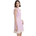 Cream Yellow To Pink Lace Bilinear Gradient Cocktail Party Halter Sleeveless Dress With Pockets View3