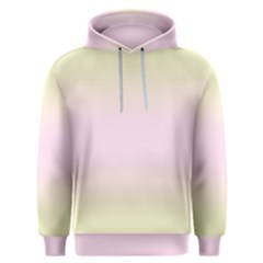 Cream Yellow To Pink Lace Bilinear Gradient Men s Overhead Hoodie by GradientsOmbre