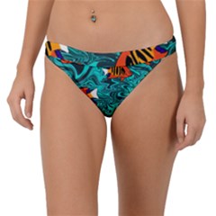 Flame Swirls Band Bikini Bottoms by SeaworthyClothing