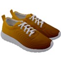 Amber Orange To Chocolate Brown Linear Gradient Mens Athletic Shoes View3