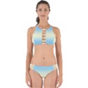 Baby Blue To Cream Yellow Bilinear Gradient Perfectly Cut Out Bikini Set View1