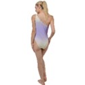 Cream Yellow To Pale Violet Bilinear Gradient To One Side Swimsuit View2