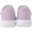 Pale Violet To Pale Pink Linear Gradient Men s Velcro Strap Shoes View4