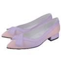 Pale Pink To Pale Violet Bilinear Gradient Women s Bow Heels View2