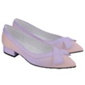 Pale Pink To Pale Violet Bilinear Gradient Women s Bow Heels View3