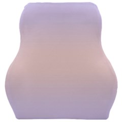 Pale Violet To Pale Pink Bilinear Gradient Car Seat Velour Cushion  by GradientsOmbre