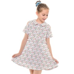 Boho Pattern 3 Kids  Short Sleeve Shirt Dress by designsbymallika