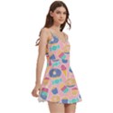 Ice Cream Donut Sweets Candie Body Wrap Sleeveless V-Neck Mini Dress View3