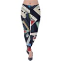 Abstract Case Velvet Leggings View1