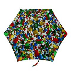 Falling Lego Bricks, Desenho, Fall, Games Mini Folding Umbrellas by kyorashop23