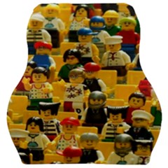 Lego People, Games Car Seat Velour Cushion  by kyorashop23