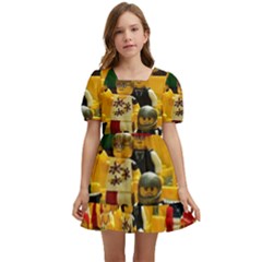 Lego People, Games Kids  Short Sleeve Dolly Dress by kyorashop23