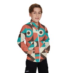 Retro Colorful Background, Retro Abstraction Kids  Windbreaker by kyorashop23