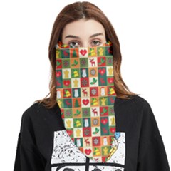 Template Christmas Pattern Face Covering Bandana (triangle) by Proyonanggan