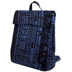 Doctor Who Tardis Flap Top Backpack by Cemarart