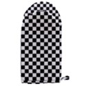 Pattern Checkered Squares Black White Pattern Microwave Oven Glove View1