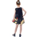 Korean Art Flowers Asian Pattern Kids  Summer Dress View2