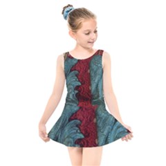 Cranes Kids  Skater Dress Swimsuit by bestdesignintheworld